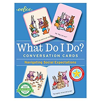 【中古】【輸入品・未使用】(What Do I Do) - eeBoo What Do I Do Social Awareness Conversation Flash Cards