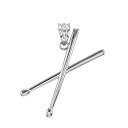 【中古】【輸入品・未使用】925スターリングシルバー3d Drum Sticks音楽チャームペンダント(4)