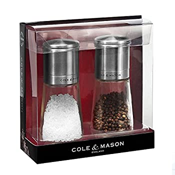 yÁzyAiEgpzCole & Mason Clifton Precision Top Grinding Salt and Pepper Mill Gift Set%J}% Stainless Steel by Cole & Mason