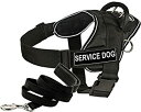 【中古】【輸入品・未使用】Dean and Tyler Bundle - One 'DT Fun Works' Harness%カンマ% Service Dog%カンマ% Reflective%カンマ% XS (20' - 23') + One 'Padded Puppy' Leash%カンマ%