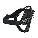 【中古】【輸入品・未使用】DT Fun Works Harness%カンマ% Working Dog Do Not Pet%カンマ% Black with Ye...