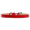 【中古】【輸入品・未使用】Mirage Pet Products Plain Ice Cream Dog Collar%カンマ% Size 8%カンマ% Red...