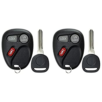 【中古】【輸入品・未使用】KeylessOption Keyless Entry Remote Car Key Fob and Key Replacement For 15042968 (Pack of 2)