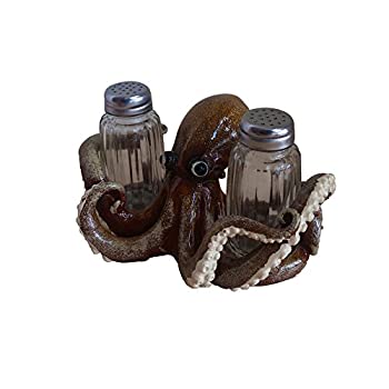 【中古】【輸入品・未使用】快適な時間3?%ダブルクォーテ% Octopus Salt and Pepperボトルホルダー
