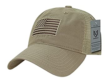 【中古】【輸入品・未使用】Rapid Dominance A05-TSA-KHA Relaxed Trucker USA Tonal Flag Cap44; Khaki