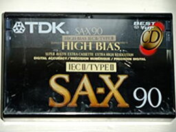【中古】【輸入品・未使用】TDK SA-X 90 Minute Blank Cassette Tape [並行輸入品]