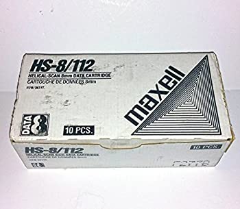 【中古】【輸入品・未使用】Maxell HS-8/112 Helical-Scan 8mm Data Cartridge -1 pack-10 cartridges [並行輸入品]