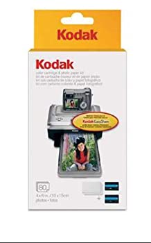 【中古】【輸入品・未使用】Kodak PH-80 EasyShare Printer Dock Color Cartridge & Photo Paper Refill Kit [並行輸入品]