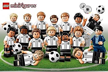 【中古】【輸入品・未使用】Lego ? Minifigures 71014 - %ダブルクォーテ%DFB - The German Soccer Team complete Set 16 figures / figurines [並行輸入品]