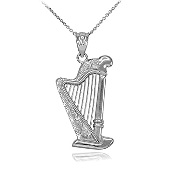 【中古】【輸入品・未使用】Harp Musical Instrumentスターリングシルバーペンダントネックレス シルバー 【中古】【輸入品・未使用】Harp Musical Instrumentスターリングシルバーペンダントネックレス シルバー
