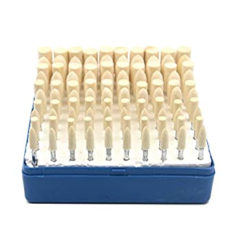 【中古】【輸入品・未使用】AngelaKerry　フェルト バフ フェルト ホイール 100本セット 研磨 研削 セ..