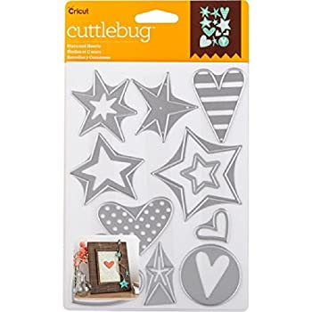 Cricut Cuttlebug ダイス 星&ハート