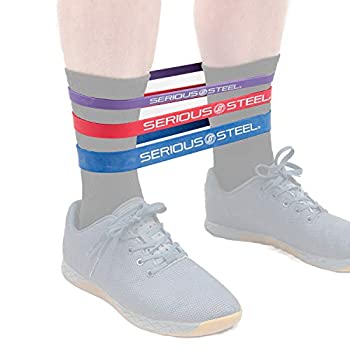 【中古】【輸入品・未使用】Serious Steel Fitness 12インチレジスタンスバンド デッドリフトバンド ヒップバンド 大臀筋アクティベーションとダイナミックウォームアップバ