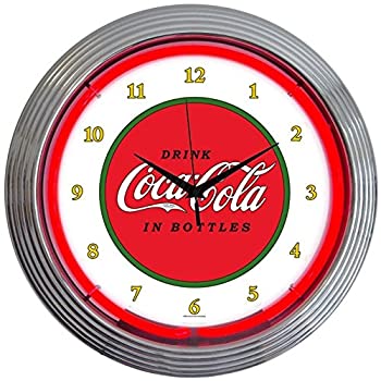 【中古】【輸入品・未使用】Neonetics Drinks Coca Cola 1910 Classic Neon Wall Clock%カンマ% 15-Inch [並行輸入品]