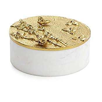 【中古】【輸入品・未使用】Michael Aram ビタースイート トリンケットボックス ゴールドトーン/ホワイトマーブル(123007) 【中古】【輸入品・未使用】Michael Aram ビタースイート トリンケットボックス ゴールドトーン/ホワイトマーブル(123007)