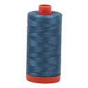 【中古】【輸入品・未使用】Aurifil Mako コットン糸 無地 50wt 1422ヤード スモークブルー