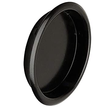 【中古】【輸入品・未使用】Designers Impressionsマットブラック2???1?/ 8?%ダブルクォーテ%ポケットドア指Cup Pull : 47668???4パック