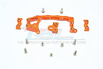 【中古】【輸入品・未使用】RCスペアパーツ Axial SCX10 II Upgrade Parts (AX90046%カンマ% AX90047%カンマ% AXI90075) Aluminum Servo Mount - 1 Set Orange