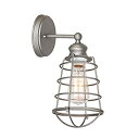 yÁzyAiEgpzDesign House 519702 Ajax 1-Light Bathroom Wall Sconce%J}% Galvanized Finish [sAi]