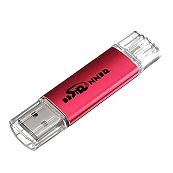【中古】【輸入品・未使用】BESTRUNNER 32GB/16GB/8GB/4GB/2GB 2 in 1 OTG Micro USB 2.0 Flash Drive Memory Stick Pen Thumb for Phone PC [並行輸入品]