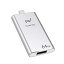 【中古】【輸入品・未使用】64GB PQI iConnect Silver OTG USB Backup Drive for iPhone / iPad / iPod With Lightning Connection [並行輸入品]