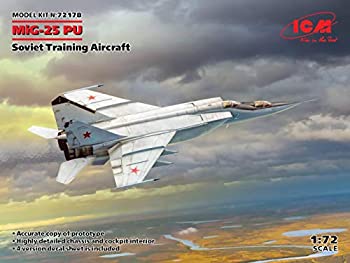 【中古】【輸入品・未使用】ICM 1/72 ソビエト連邦軍 ミグ MiG-25 PU プラモデル 72178