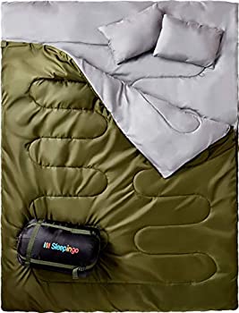 šۡ͢ʡ̤ѡSleepingo Double Sleeping Bag for Backpacking%% Campin...