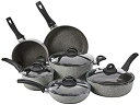 【中古】【輸入品・未使用】BALLARINI パルマ 鍛造 アルミニウム ノンスティック 調理器具10点セット グラナイト イタリア製