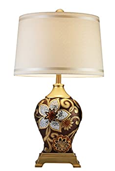 【中古】【輸入品・未使用】OK照明ok-4282t 29.5インチHアザレアテーブルランプ