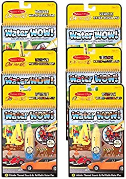 【中古】【輸入品 未使用】Melissa Doug On The Go Water Wow Activity Book カンマ 6-Pack - Vehicles Bundle Toy 141［並行輸入］