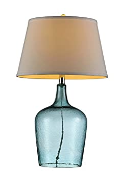 Other - 【中古】【輸入品・未使用】OK Lighting OK-5708 高さ27インチ オーシャンブリーズガラス テーブルランプ