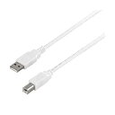 【中古】【輸入品・未使用】バッファロー(サプライ) USB2.0ケーブル(A to B) 5m ホワイト BSUAB250WHA AV デジモノ パソコン 周辺...