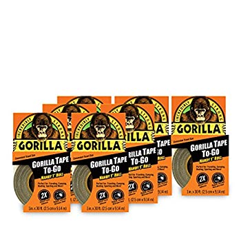【中古】【輸入品・未使用】ゴリラダクトテープto-go 7 Pack ブラック 6100101-7 7