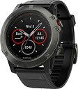 【中古】【輸入品・未使用】Garmin Fenix 5X サファイア スレートグレー ブラックバンド フリーサイズ [並行輸入品]【メーカー名】Garmin【メーカー型番】010-01733-00【ブランド名】ガーミン(GARMIN)【商品説明】Garmin Fenix 5X サファイア スレートグレー ブラックバンド フリーサイズ [並行輸入品]当店では初期不良に限り、商品到着から7日間は返品を 受付けております。こちらは海外販売用に買取り致しました未使用品です。買取り致しました為、中古扱いとしております。他モールとの併売品の為、完売の際はご連絡致しますのでご了承下さい。速やかにご返金させて頂きます。ご注文からお届けまで1、ご注文⇒ご注文は24時間受け付けております。2、注文確認⇒ご注文後、当店から注文確認メールを送信します。3、配送⇒当店海外倉庫から取り寄せの場合は10〜30日程度でのお届けとなります。国内到着後、発送の際に通知にてご連絡致します。国内倉庫からの場合は3〜7日でのお届けとなります。　※離島、北海道、九州、沖縄は遅れる場合がございます。予めご了承下さい。お電話でのお問合せは少人数で運営の為受け付けておりませんので、メールにてお問合せお願い致します。営業時間　月〜金　10:00〜17:00お客様都合によるご注文後のキャンセル・返品はお受けしておりませんのでご了承下さい。