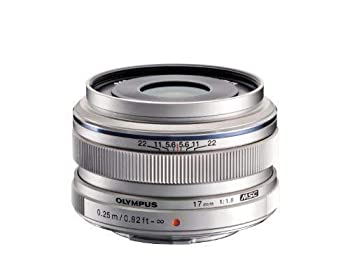 【中古】【輸入品・未使用】Olympus M.Zuiko 17mm f1.8 (Silver) for Olympus and Panasonic Micro 4/3 Cameras - International Version (No Warranty) [並行輸入品]