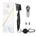 【中古】【輸入品・未使用】ゴルフクラブブラシクリーナー???プレミアムTour Grade and Heavy Duty???理想的なプレゼントゴルファーゴルフ...