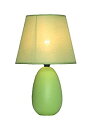 【中古】【輸入品・未使用】Simple Designs LT2009-GRN Mini Oval Egg Ceramic Table Lamp%カンマ% Gre...