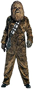 【中古】【輸入品・未使用】Star Wars Chewbacca Deluxe Faux Fur Full Mask Costume%カンマ% Brown%カンマ% X-Large [並行輸入品]