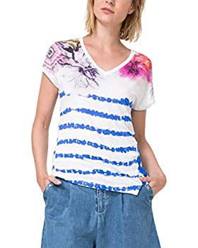 【中古】【輸入品・未使用】[デシグアル] レディース Tシャツ・カットソー ブルー TS_CELLIA XL