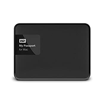 【中古】【輸入品・未使用】WD 1TB Black My Passport for Mac Portable External Hard Drive - USB 3.0 - WDBJBS0010BSL-NESN [並行輸入品]