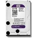 【中古】【輸入品・未使用】WD Purple 2TB Surveillance Hard Disk Drive - 5400 RPM Class SATA 6 ...