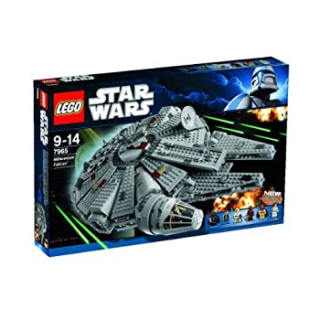 【中古】【輸入品・未使用】LEGO? Star Wars Millennium Falcon w/ Darth Vader Luke Skywalker Han Solo | 7965 [並行輸入品]