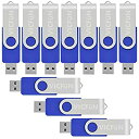 【中古】【輸入品・未使用】VICFUN? 20pcs 8GB USB Flash Drives 8GB Thumb Drive USB 2.0 8G-Blue ...
