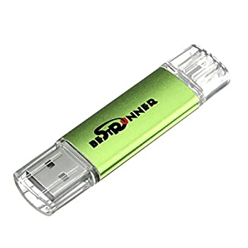 【中古】【輸入品・未使用】BESTRUNNER 32GB/16GB/8GB/4GB/2GB 2 in 1 OTG Micro USB 2.0 Flash Drive Memory Stick Pen Thumb for Phone PC [並行輸入品]