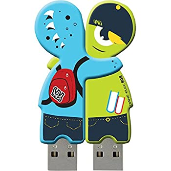 【中古】【輸入品・未使用】Dane-Elec 4GB USB Sharebytes Flash Drive%カンマ% 2 Pack%カンマ% Monster (DA-Z04GSBK5-C) [並行輸入品]