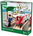 【中古】【輸入品・未使用】BRIO Rail & Road Travel Set [並行輸入品]