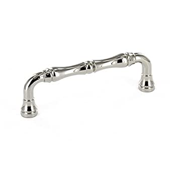 【中古】【輸入品・未使用】Richelieu Hardware BP74096180 伝統的な金属製引き手 7409 3 25/32インチ 96mm 光沢ニッケル仕上げ