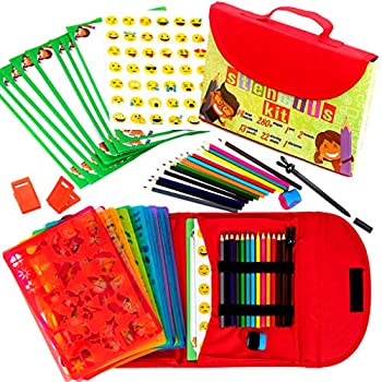【中古】【輸入品 未使用】Drawing Stencil Kit for Kids Large 54-Piece Fun Travel Activity Set カンマ Organiser Case with more 280 Shapes カンマ Art Craft Girls And B