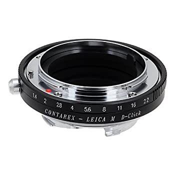 【中古】【輸入品 未使用】Fotodiox Pro Lens Mount Adapter カンマ Contarex Lens CRX-Mount to Leica M-Series Camera カンマ Declicked Aperture with Leica 6-Bit M-Coding