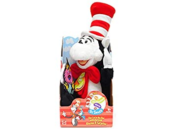 【中古】【輸入品 未使用】Dr. Seuss the Cat in the Hat with Gink Finger Puppet Talking Rhyme and Surprise Plush Stuffed Toy Mattel 1997 並行輸入品